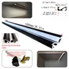 Kit de carcasa para tira de luz LED perfil de aluminio LED Kit de luz para gabinete carcasa de aluminio accesorios ranura para lámpara carcasa