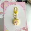 Chaveiro Gato Abóbora Fofo Ins Coração Girly Pingente Desenho Animado Casal Melhor Amigo Presente de Carro Pingente de Chave