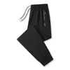 Pantalones casuales para hombre, talla grande, pantalones casuales de comercio exterior transfronterizo, pantalones joggers de pierna recta, pantalones largos de color liso, pantalones deportivos, pantalones deportivos para estudiantes
