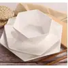 Suministros Cerámicos Creativos con Forma Especial para Hotel Plato Hexagonal Trece Hermanas Restaurante Restaurante Vajilla Diaria Plato de Frutas Plato al por Mayor