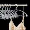 Percha de Ropa Transparente de Acrílico para Uso Doméstico, Percha para Tienda de Ropa, Percha Anti-Marca en los Hombros, No Deja Marca, Anti-Marca en los Hombros