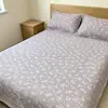 Novo Conjunto de Três Peças para Cama Estampado Espesso com Fronhas Lençol Estilo Capa de Cama para Casa Casal Antiderrapante Conjunto de Capa de Cama Venda por Atacado