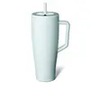Processamento Personalizado Amazon Caneca Ice Buster de Aço Inoxidável 40oz 304 Camada Dupla com Alça Caneca de Carro de Aço Inoxidável Isolada