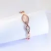 [Pequeño al por mayor] Pulsera Ojo de Gato de Color para Mujer Pulsera Sencilla de Oro Rosa Casual Texto Exclusivo Transfronterizo