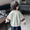 Camisa Polo para Niños Primavera y Otoño 2026 Nuevo Modelo Sudadera Estilo Universitario para Niños Pequeños con Estampado Digital Top Deportivo