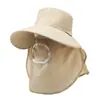 Sombrero de Sol de Verano para Mujer Protector Solar Chal Cubre Rostro para Montar Sombrero con Visera Grande Cubre Rostro Sombrero para Recoger Té Pequeño Cereza Plegable