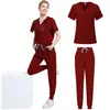 Ropa Deportiva Nueva de Mujer de Venta Caliente Europea y Americana Traje Uniforme Casual Ropa para Lavar de Hospital Sala de Operaciones de Doctora Enfermera