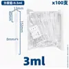 Canudo de plástico descartável várias especificações conta-gotas de plástico conta-gotas de qualidade 0,5ML1ML2ML3ML