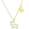 Nuevo Collar de Unicornio de la Suerte para Mujer, Diseño de Nicho Estilo Ins, Lindo, Lujo Ligero, Exquisito, Versátil, Cadena para Clavícula Femenina
