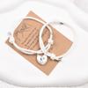 Pulseras de Pareja Sol y Luna de Venta Caliente Transfronteriza, Pulseras Ajustables Tejidas a Mano, Atracción Magnética en Forma de Corazón, Estilo Europeo y Americano