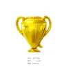 Venda Quente Transfronteiriça Tema Copa do Mundo Camisa Ronaldo Messi Troféu de Futebol Balão de Filme de Alumínio Desenho Animado Bola de Decoração de Aniversário