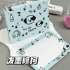 Cartão de Cumprimentos Fofo com Manchas de Tinta para Animal de Estimação Ins Estiloso Cartão Postal de Feriado para Estudante Mensagem de Bênção Manuscrita Cartão Rígido Cartão Postal Presente