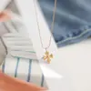 Colar Transversal de Aço Titânio Retro de Luxo Leve Europeu e Americano para Mulheres, Corrente Simples e Elegante para Clavícula, Acessório Moderno e de Alta Qualidade