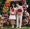 Accesorios para Fotos de Boda, Accesorios Pequeños Creativos de Atmósfera para Sostener por las Damas de Honor y Mejores Amigas de la Novia, Sesión de Fotos con Bata de Novia por la Mañana, Fotos de Alta Calidad