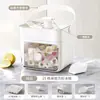 Molde de Hielo de Prensa Portátil Fabricador de Hielo Casero Caja de Grado Alimenticio Modelo Congelado Almacenamiento en Refrigerador Casero Artefacto para Hacer Hielo