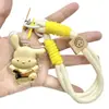 Shuibeizijin 999 Perro Pacha Colgante Cadena de Teléfono Móvil Llavero Bolso Lindo Colgante Regalo Novia