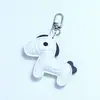 Huayang Llavero Colgante de Cuero de Caballo Personalizable Accesorios Decoración de Bolso DIY Llavero de Joyería PU Venta al por Mayor