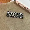 Novo Pente de Acetato Coreano Simples Retrô Textura de Mármore Pente para Cabelo Estampa de Leopardo Pente para Cabelo para Mulheres Transfronteiriço