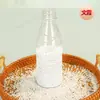 Botella de plástico desechable de 350 ml con tapa, transparente, engrosada, PET de grado alimenticio, botella vacía para envasar bebidas y agua mineral