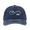 Gorra Más Vendida de Temu Pata de Amor Gorra de Béisbol Protección Solar Unisex Ala Suave Gorra de Béisbol Gorra Plana de Moda
