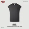 BE Chaleco sin mangas para hombre 2025 Primavera y Verano Marca de Moda Color Terroso Pesado ins Calle Suelto Deportivo para Hombre