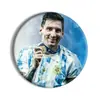Estrela da Copa do Mundo Ronaldo Messi Acessórios de Futebol Broche Emblema