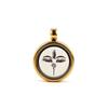 Xizang 1.5cm Acero Inoxidable Mini Pequeño Thangka Cinco Ye Huang Caishen Cinco Caminos Caishen Thangka Colgante Caja Gawu