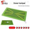 Ttygj Tapete de Golfe para Strike com Bola de Contas Trajetória Detector de Traço Treinamento para Iniciantes Dispositivo de Prática de Swing