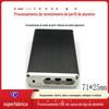 Amplificador Decodificador Carcaça de Alumínio Tampa Superior e Inferior Perfil de Alumínio Processamento CNC Personalização