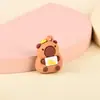 Llavero de Muñeca de Goma Blanda Tridimensional de PVC Accesorios Muñeca de Dibujos Animados Creativa 3D Accesorios de Colgante DIY Personalización