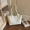 Bolsa Tote de Tricô para o Outono de 2026 para o Trabalho Feminina Simples Fashionável Nova Moda Casual Estilosa de Ombro Único