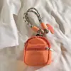Mochila Pequeña Morada Nueva Sombrero Billetera para Monedas Correa para el Cuello Funda para Teléfono Correa de Muñeca Dibujo Animado Colgante para Guardar Llaves Femenino