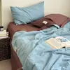 Colcha de Verano de Algodón Lavado, No Necesita Funda, Adecuada para Dormitorios de Estudiantes en Verano, Lavable a Máquina, Colcha de Verano Individual, Colcha Delgada