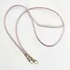 Bolsa Transversal Redonda de Corda de Couro Artesanal com Bolsa Tecida Bolsa de Ombro para Mulheres Alça de Ombro de Reposição Cordão para Celular Acessórios para Bolsa de Ombro Venda por Atacado