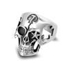 Europeu e americano criativo oco Halloween Ring Eye estrela crânio anel de titânio joias atacado SA865