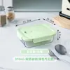 Pote de Vidro para Almoço, Reutilizável, Retangular, para Trabalhadores de Escritório, Pote para Armazenamento de Alimentos Doméstico