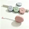 Cinta métrica portátil estilo nórdico, regla pequeña linda, regla suave para medir las tres medidas de la mini cinta métrica de cuero para medir la circunferencia de la cintura de la ropa