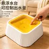 Comedero flotante para mascotas para gatos y perros para beber agua sin mojarles la boca, plato flotante, a prueba de agua y salpicaduras, comedero de gran capacidad, venta al por mayor transfronteriza