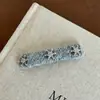 Pinza de pelo de copo de nieve de diamantes completa elegante de alta gama coreana Nuevo diseño de nicho Pinza lateral para flequillo Pinza para cabello suelto Tocado
