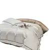 Luxo Leve 120 Fios Tencel Conjunto de Quatro Peças Verão Seda Gelada Capa de Colcha Fresca Sedosa Roupa de Cama para Dormir Nu 4