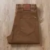 Calça Jeans Casual Masculina Lavada de Outono Cintura Elástica Micro Cinco Bolsos Nova 2024 Estilo Nostálgico Americano