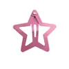 Lindo accesorio para el cabello de estrella de cinco puntas estilo coreano, pasador de pintura de color caramelo para Instagram, pinza lateral para mujer, pinza BB, pinza para flequillo, tocado