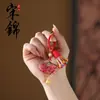 Adornos Colgantes del Festival de Primavera, Brocado Song, Adornos Colgantes para Qipao, Dijes para Bolsos con Borlas, Decoraciones Colgantes para Coche, Accesorios de Estilo Vintage, Adornos Colgantes para Coche Terminados