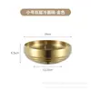 Tazón de fideos fríos estilo coreano acero inoxidable dorado tazón de fideos instantáneos tazón de ramen doble capa tazón coreano de bibimbap tazón grande para sopa tazón de especias con tapa de rosca