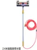 Escova para Lavagem de Carros e Ônibus com Haste Telescópica, Escova para Lavagem de Carros com Entrada de Água, Escova de Spray com Entrada de Água, Escova Extensível para Lavagem de Carros e Ônibus