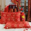 Almohadas Rojas Grandes al por Mayor del Fabricante, Almohadas Magnéticas de Terapia para el Cuello con Semillas de Lavanda y Casia, Almohadas de Regalo Promocional