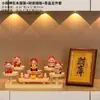 Decoraciones Estilo Chino del Pequeño Dios de la Riqueza para Entradas y Muebles de TV, Adornos del Dios de la Riqueza de los Cinco Caminos para Oficina y Hogar, Regalos de Inauguración de Casa y Negocio