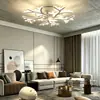 Lámpara de Techo Artística Moderna con Rama de Árbol para Protección Ocular, Diseño de Lujo Ligero Luz Principal para Sala de Estar, Luminaria LED para Decoración del Hogar
