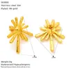 Pendientes de Acero Inoxidable Plegados de Lujo Ligero Transfronterizos para Mujer, Moda Europea y Americana, Diseño de Nicho, Pendientes de Acero de Titanio en stock