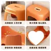 Taburete Pequeño de Plástico para el Hogar, Taburete Bajo Estable, Banco Apilable, Taburete para Sofá de Sala de Estar, Silla Pequeña Antideslizante Engrosada para Baño